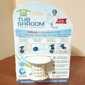 TubShroom Tub Drain Protector Hair Catcher/Strainer/Snare (2.25 x 2.25 Inch)
